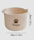 Dog Toy Storage Basket