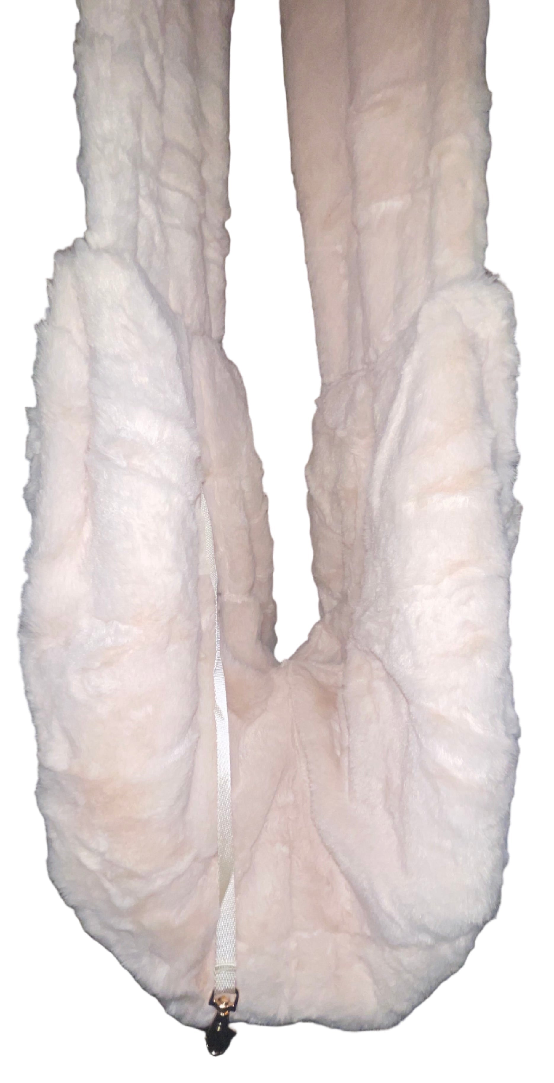 Faux Fur Pet Dog Sling Carrier - Cream