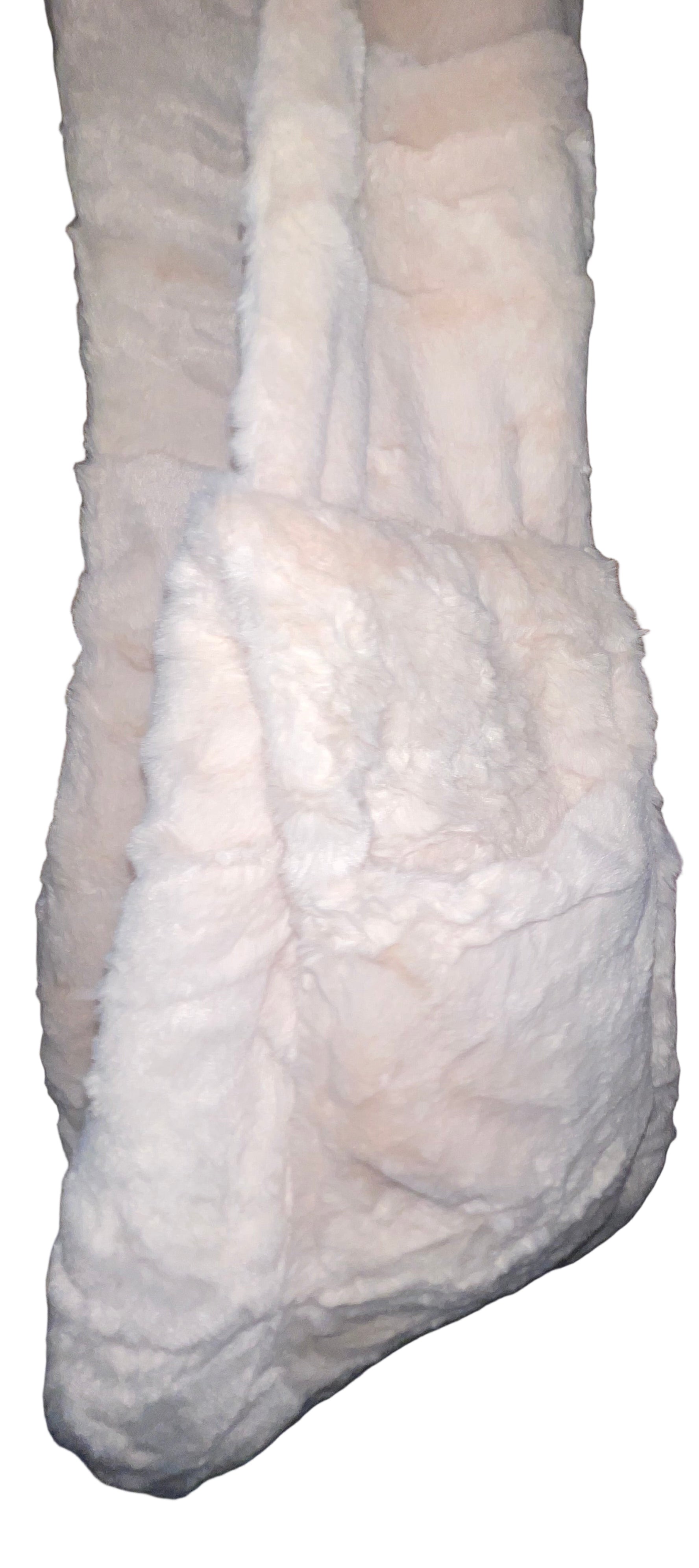 Faux Fur Pet Dog Sling Carrier - Cream