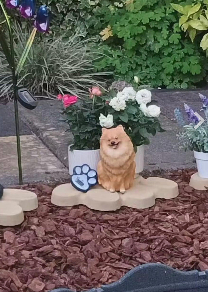 Pomeranian Sculpture Ornament