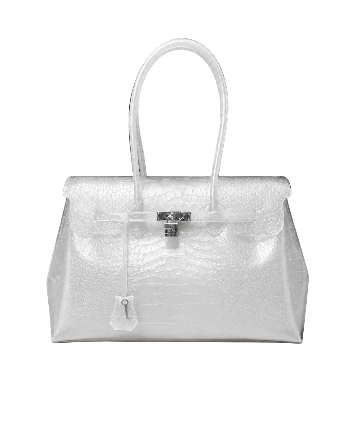 The Jelly Firkin Tote Bag - Crocodile Clear