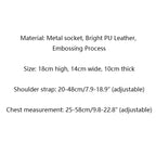 Dog Metallic Backpack Harness - Silver