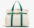 Canvas Boatkin Tote Bag - Emerald Green