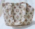 Faux Fur Pet Dog Carrier Handbag - Cream