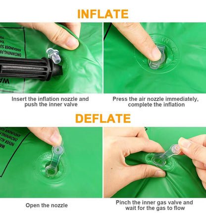 Inflatable Dog Palm Tree Swimming Float - Green