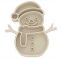 Christmas Snowman Dog Enrichment Slow Feeder & Lick Mat - Cream