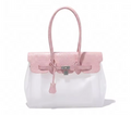 The Jelly Firkin Tote Bag - Crocodile Baby Pink V2
