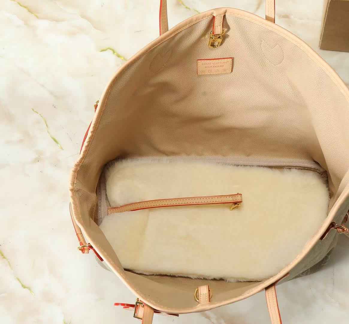 Woof Luxury Bone Pet Carrier Tote Bag - Grey