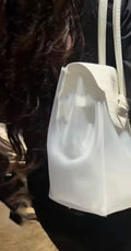 The Jelly Firkin Tote Bag - Crocodile White V2
