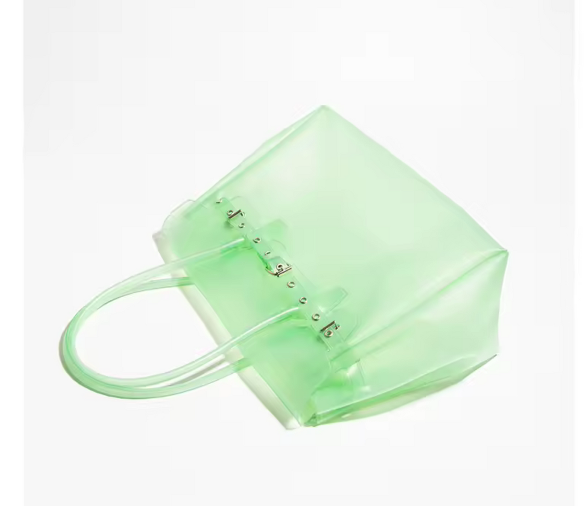 The Jelly Firkin Tote Buckle Belt Bag - Green