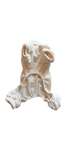 Bow Back Dog Coquette Jumpsuit - Cream