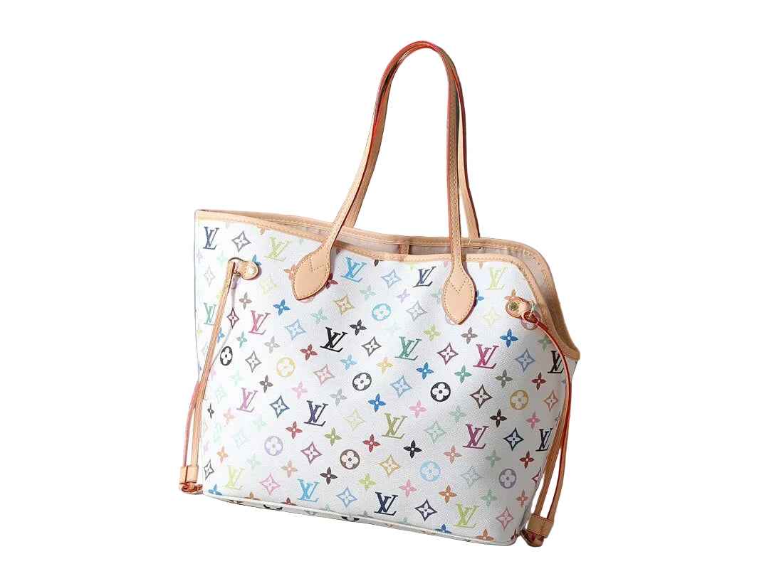 Woof Luxury Bow Pet Carrier Tote Bag - Multi Colour