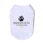 Sniffany & Co Dog Top - Black/White