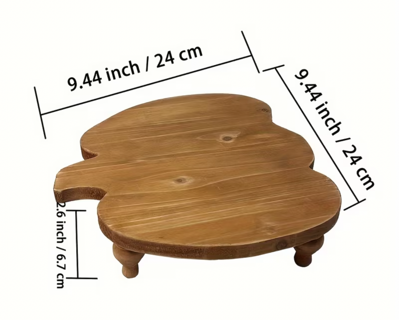 Wooden Pumpkin Display Stand