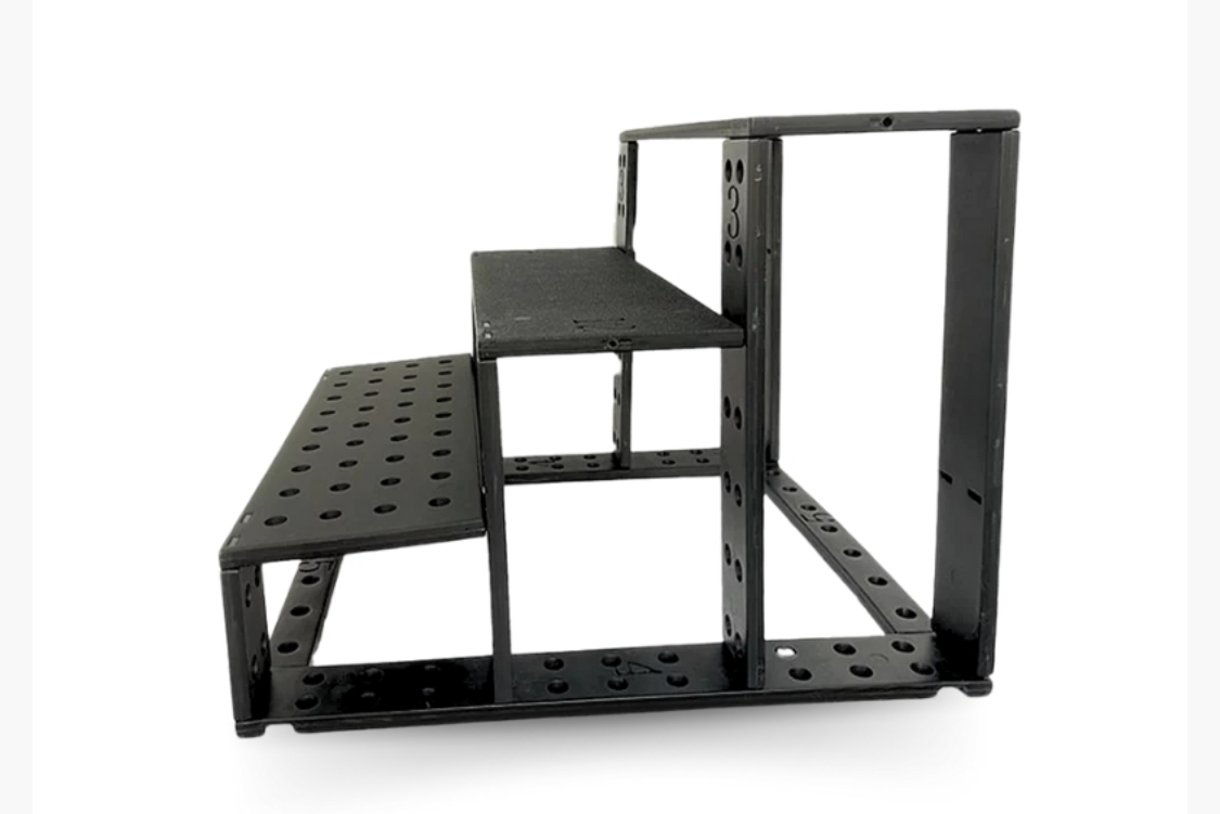 Designer 3 Step Dog Stairs - Beige