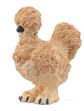 Small Silkie Chicken Ornament Toy