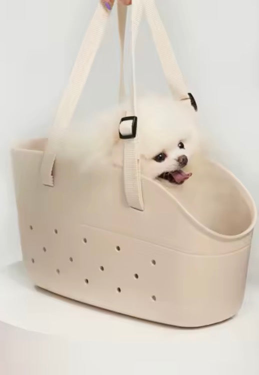 Summer Pet Dog Carrier - Oatmeal