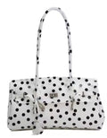 The Jelly Firkin Tote TPU Bag - Polka Dot White