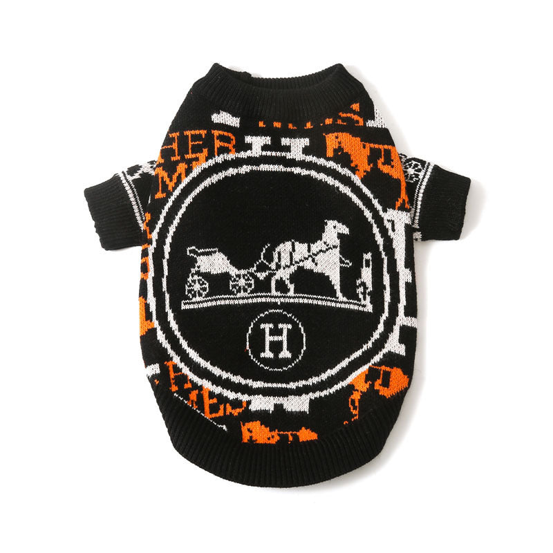 Hairmes Equestrian Dog Jumper - Black