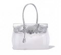 The Jelly Firkin Tote Bag - Crocodile Silver V2