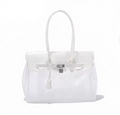 The Jelly Firkin Tote Bag - Crocodile White V2