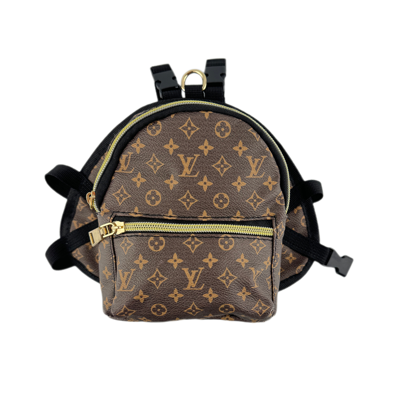 Backpack Dog Harness - Brown