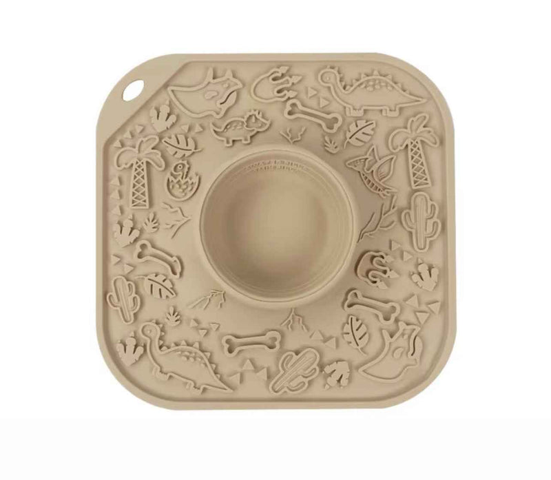 Interactive Desert Island Dog Slow Feeder - Oat
