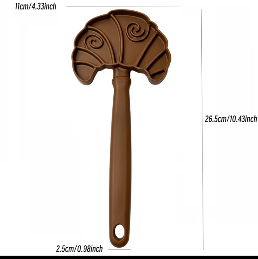 French Inspired Croissant Licki Wand Dog Interactive Toy - Chocolate