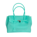 The Jelly Firkin Matte Tote Bag - Turquoise