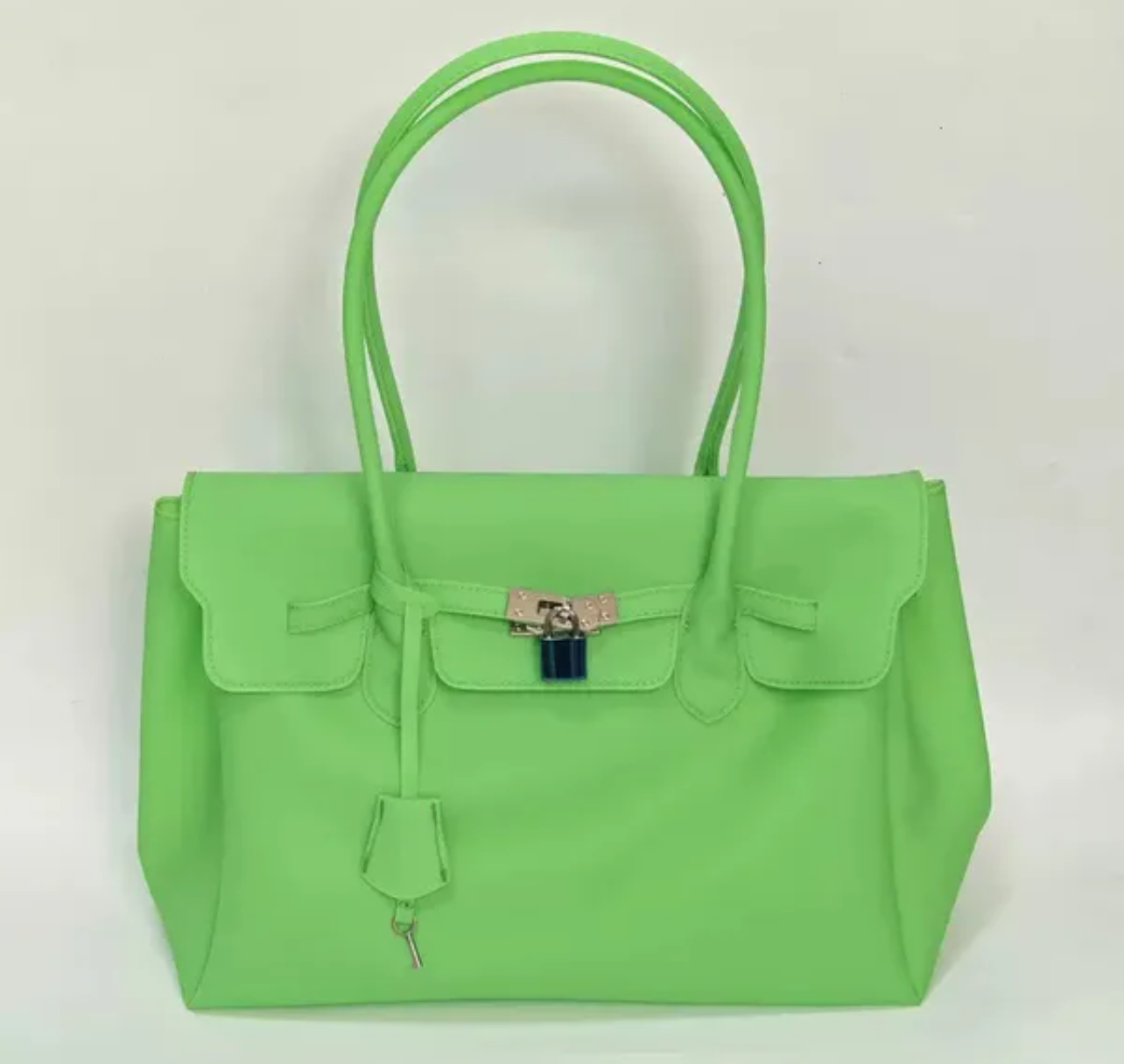 The Jelly Firkin Matt Tote Bag - Apple Green