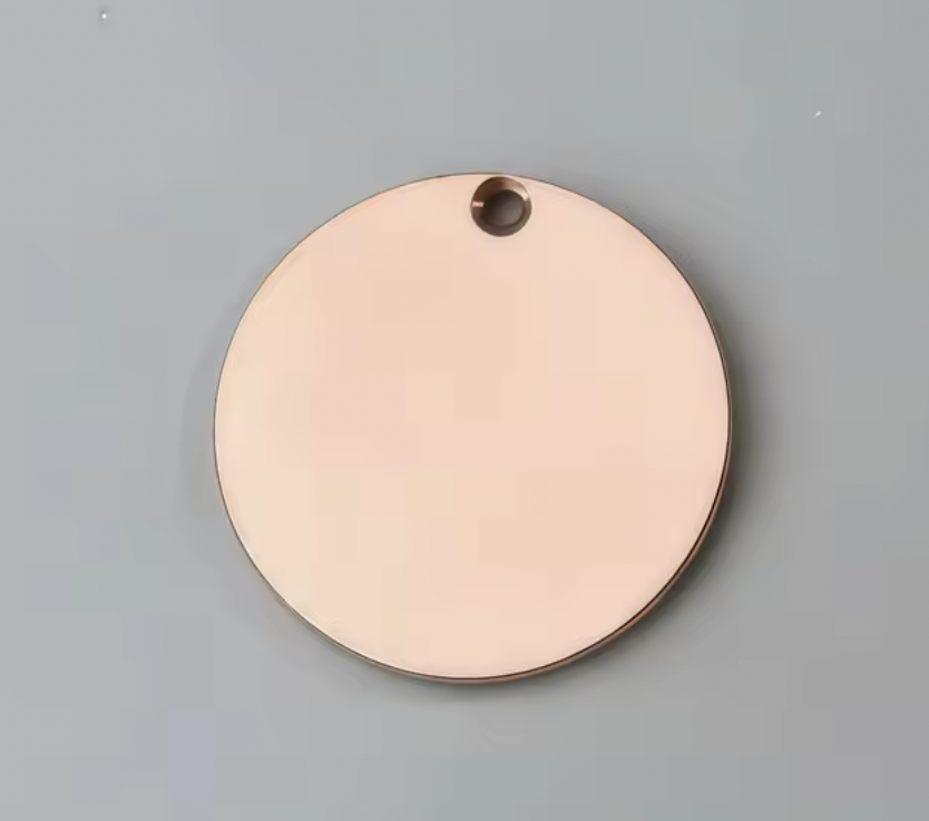 Pure Copper Pomeranian ID Tag Embossed