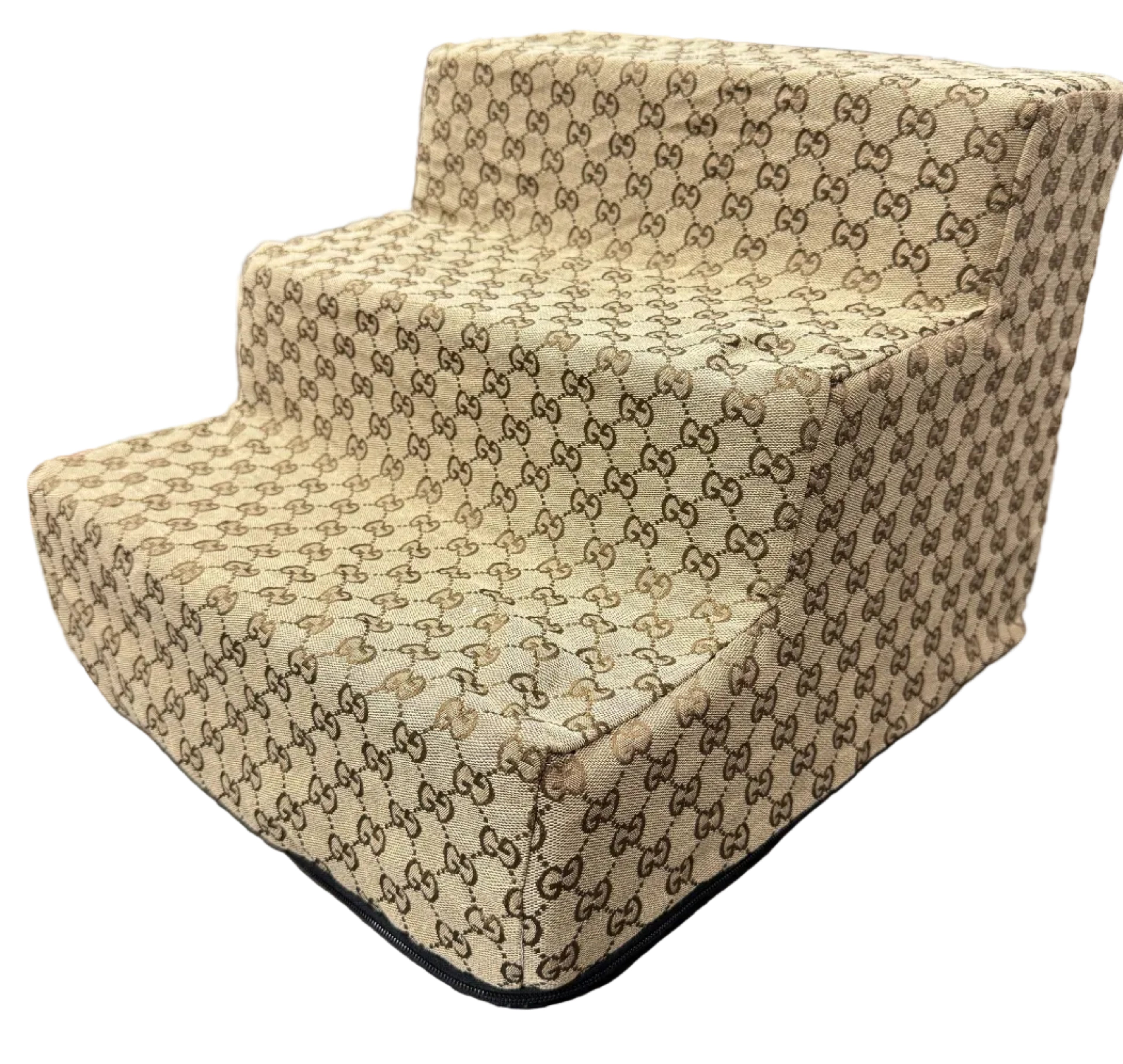 Designer 3 Step Dog Stairs - Beige