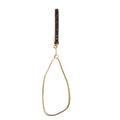 Designer Chain Dog Slip Lead - Gold/Brown