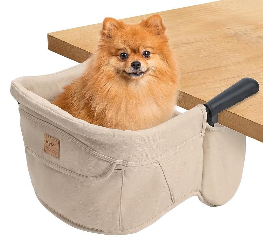 Dog Baby Dining Table Chair - Beige
