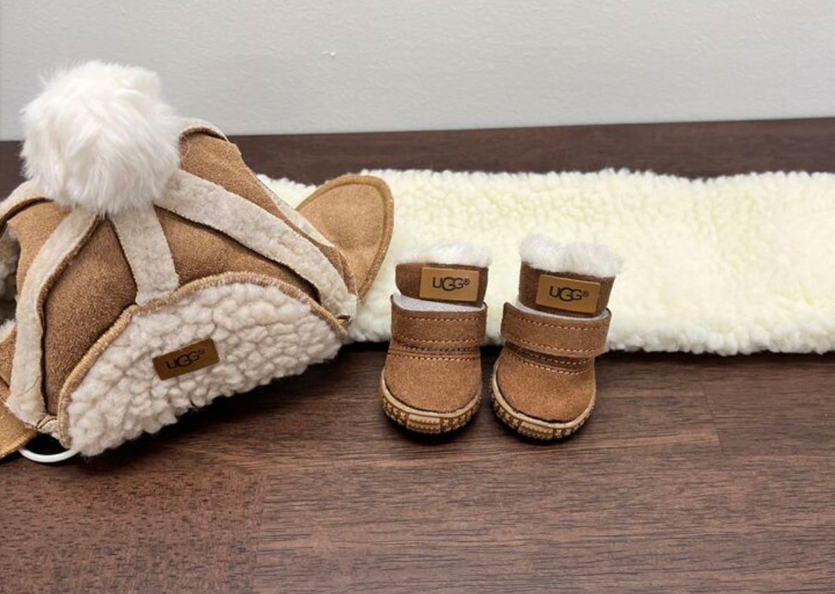 pUGG Dog Hat, Scarf & Boots Gift Set