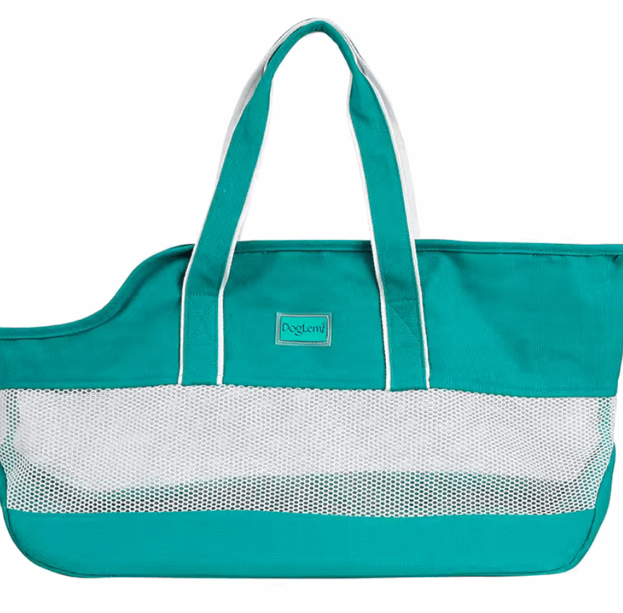 Portable Dog Carrier Mesh - Turquoise