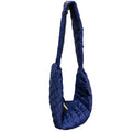 Quilted Pet Crossbody Bag Sling - Blue