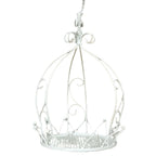 Vintage Crown Metal Flower Basket