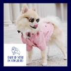 Windbreaker Dog Raincoat - Pink