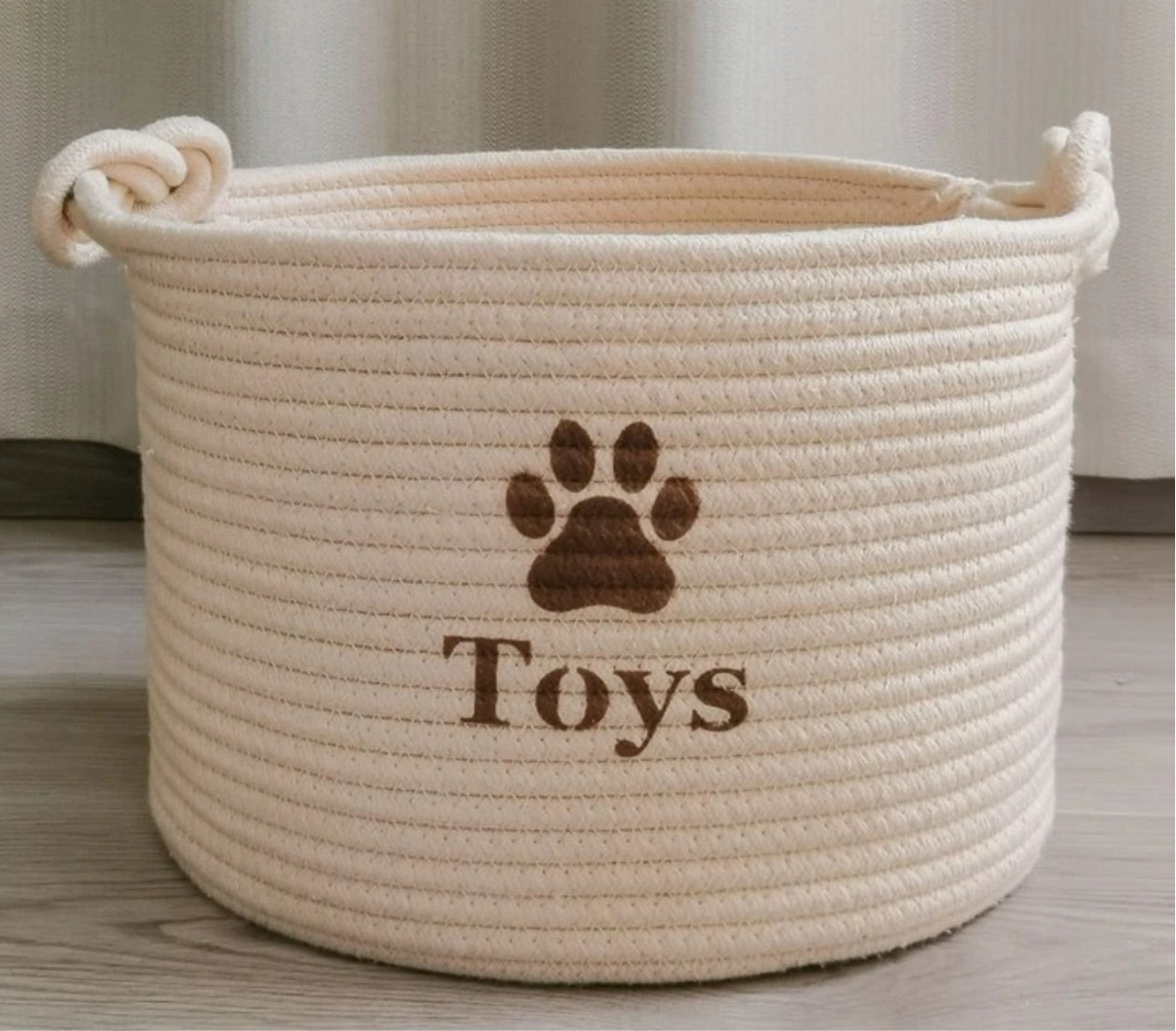 Dog Toy Storage Basket