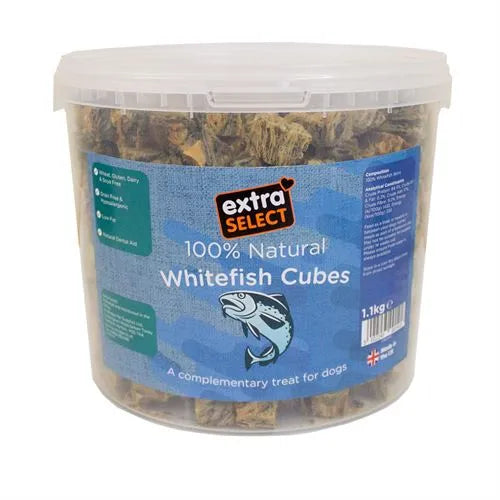 Extra Select Premium Whitefish Cubes Bucket 1.1kg