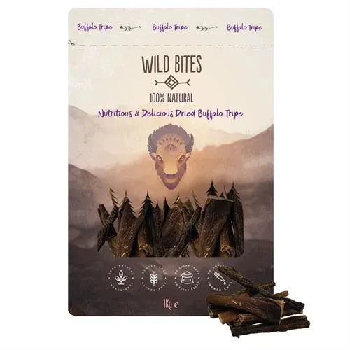 Wild Bites Buffalo Tripe 1KG