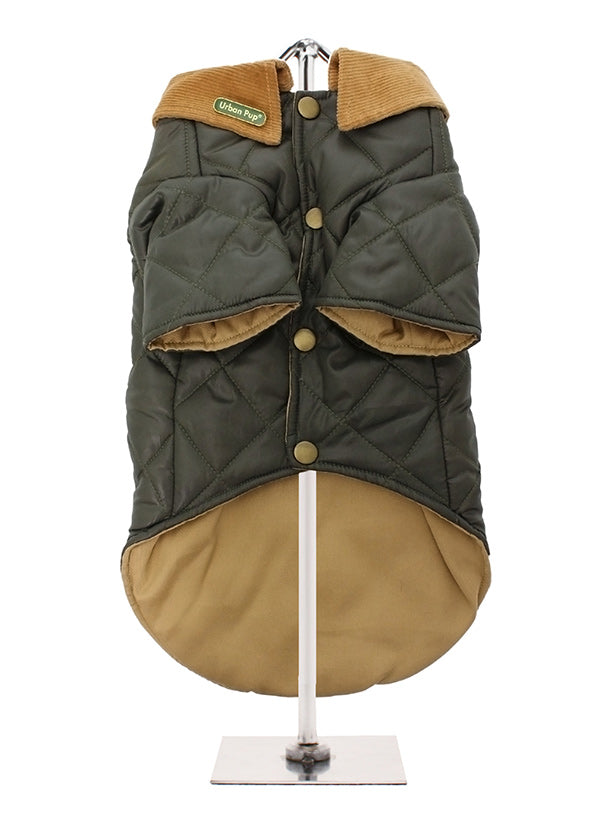 Forest Green Quilted Town & Country Coat