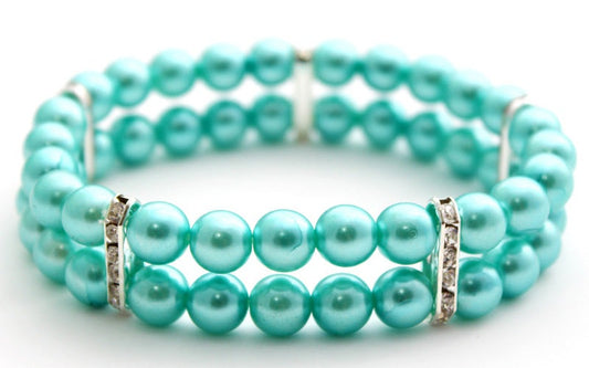 Pearl Necklace - Turquoise