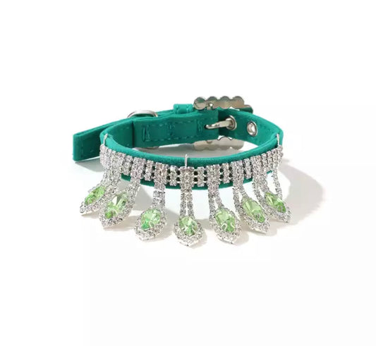 Emerald Green Tinks Jewelled Necklace