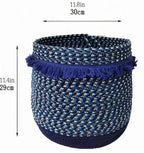 Woven Detail Pet Storage Basket