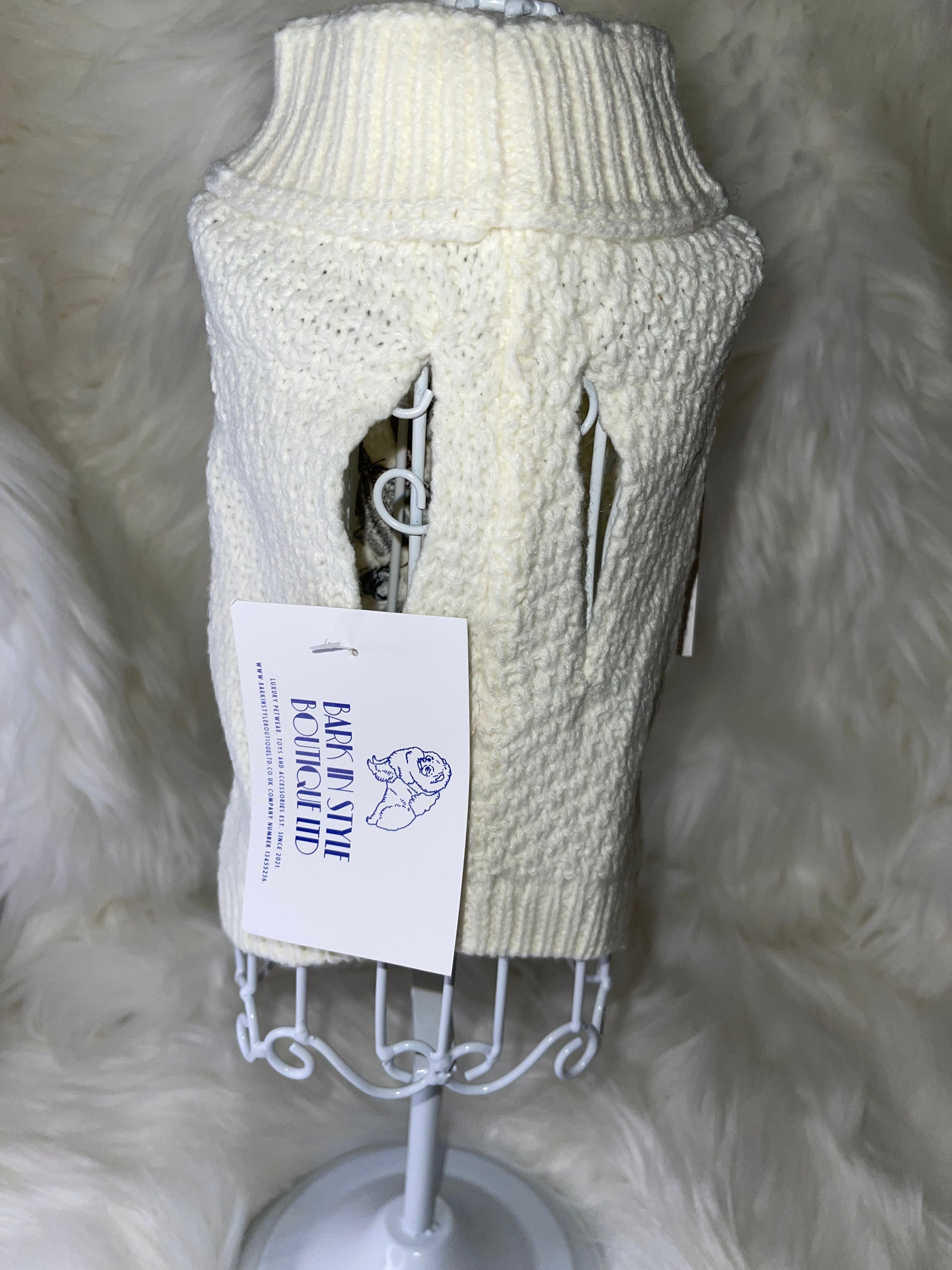 Yorkie Jumper - Cream