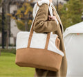 Pet Carrier Handbag - Camel