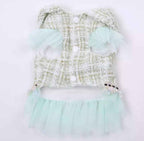 Tweed Butterfly Dress - Green