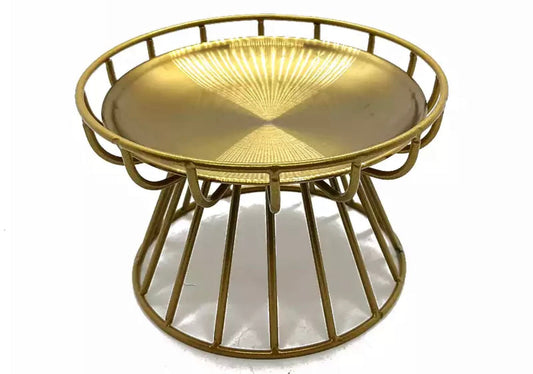 Stainless Steel Gold Feeding Bowl